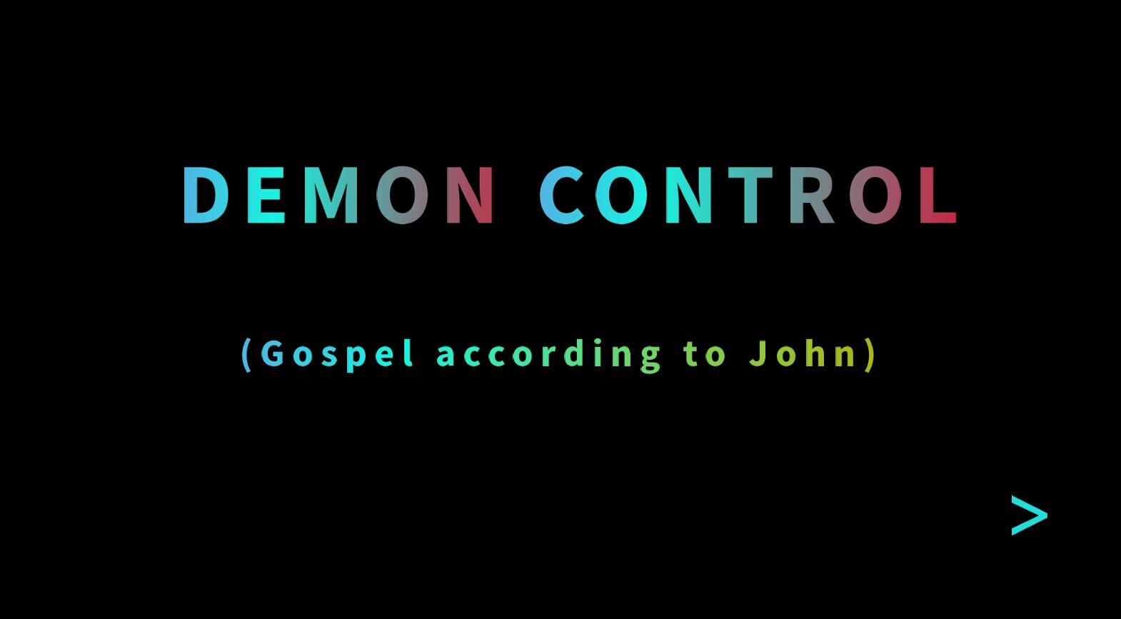 Controlul demonilor (Demo)